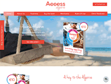 Tablet Screenshot of accessalgarve.com